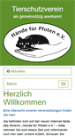 Mobile Screenshot of haende-fuer-pfoten.net